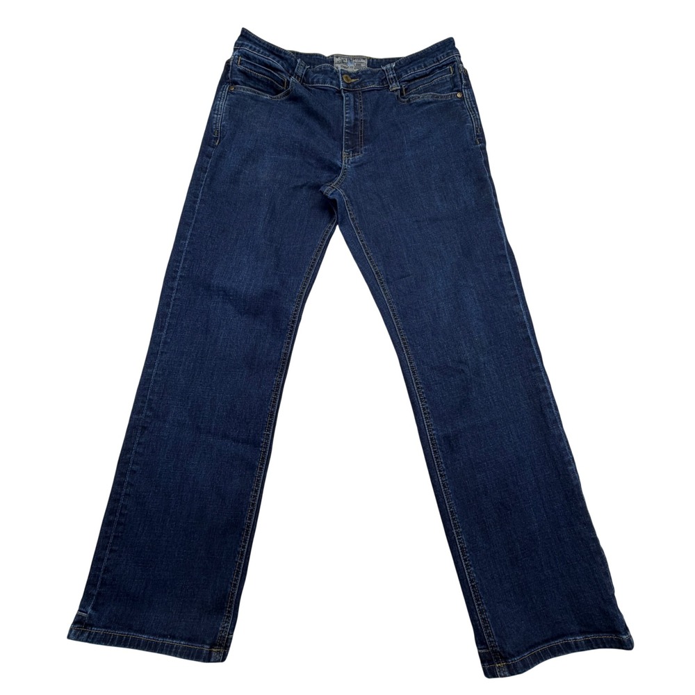 LAPG Tactical Jeans Mens 34x30 Dark Wash Terrain Flex Straight Fit Stretch Denim